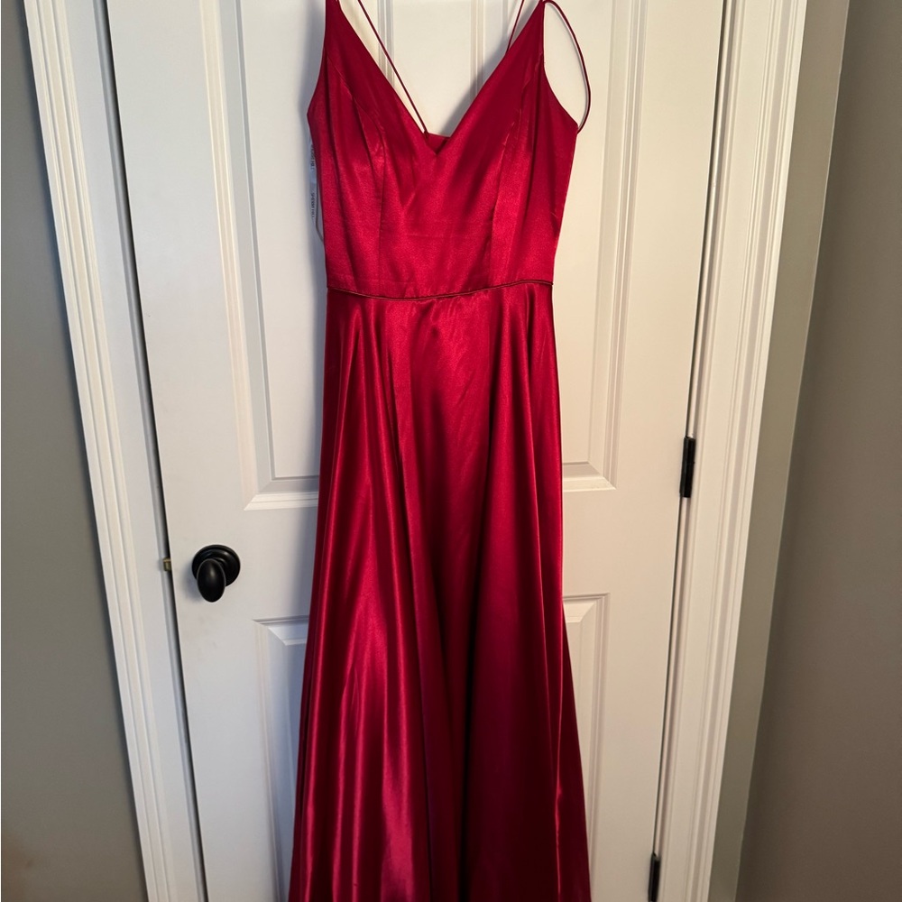 Elegant Red Evening Gown